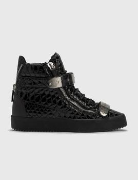 推荐GIUSEPPE ZANOTTI PATENT ZIPPER SNEAKERS (NO BOX)商品