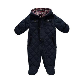 商品S Rothschild & CO | Rothschild Baby Boys Plaid Trim Quilted Barn Pram Snowsuit,商家Macy's,价格¥554图片