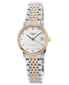 推荐Longines Elegant Automatic Steel & Rose Gold Women's Watch L4.309.5.77.7商品
