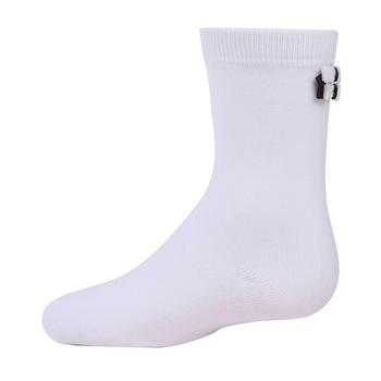 商品Memoi | Girl's Black Tie Affair Cotton Blend Crew Socks,商家Macy's,价格¥82图片