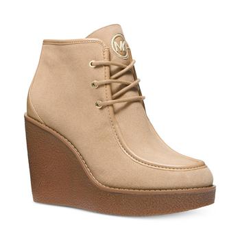 商品Michael Kors | Women's Rye Lace-Up Wedge Booties,商家Macy's,价格¥1499图片