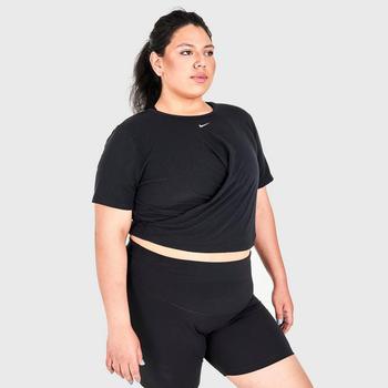 推荐Women's Nike Dri-FIT One Luxe Twist Standard Fit Short-Sleeve Shirt (Plus Size)商品