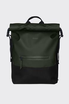 推荐Rains Buckle Rolltop Rucksack - Green商品