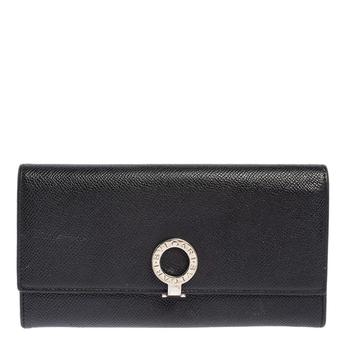 加拿大bvlgari包, [二手商品] BVLGARI | Bvlgari Black Leather Bvlgari Bvlgari Continental Wallet商品图片 2.7折