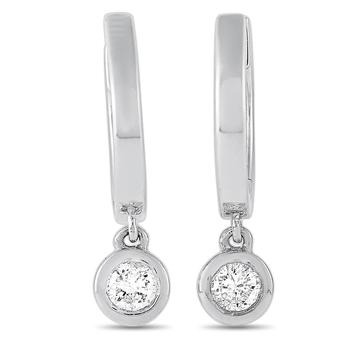 商品LB Exclusive | 14K White Gold 0.25 ct Diamond Earrings,商家Jomashop,价格¥3268图片
