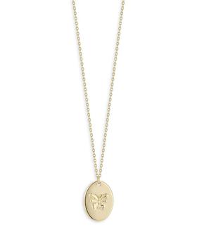 商品Bloomingdale's | 14K Yellow Gold Butterfly Pendant Necklace, 16" - 100% Exclusive,商家Bloomingdale's,价格¥4964图片