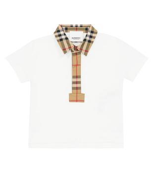 商品Burberry | Baby Vintage Check cotton polo shirt,商家MyTheresa,价格¥1750图片