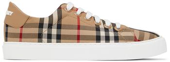 burberry鞋新款, Burberry | 驼色 New Albridge 运动鞋商品图片 