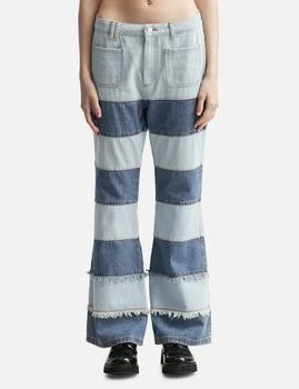 推荐Mahina Blocking Patchwork Jeans商品