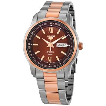 精工机械表怎么样, Seiko | Seiko 5 Automatic Brown Dial Mens Watch SNKP18J1商品图片 4.9折