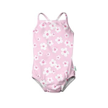 商品green sprouts | i play. Baby Girls One Piece Classic Swimsuit with Built-In Reusable Swim Diaper,商家Macy's,价格¥215图片