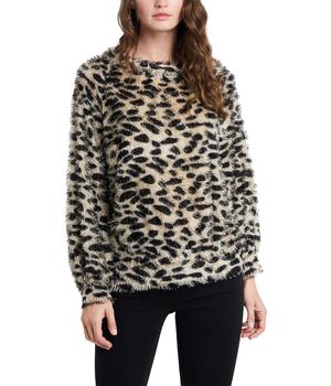 1. State是什么牌子, 1. State | One Shoulder Leopard Pullover商品图片 4.4折