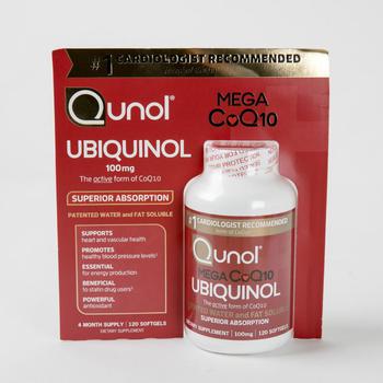 商品美国Qunol Mega CoQ10 水溶性辅酶 100mg 120粒, C#573854图片