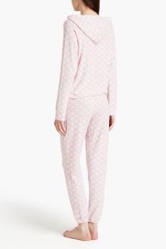 推荐Printed jersey hooded pajama set商品