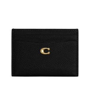 Coach | Polished Pebble Leather Essential Card Case,商家Zappos,价格¥559