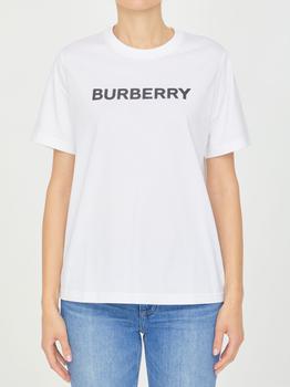 时尚burberry t恤女装, Burberry | White t-shirt with logo商品图片 9.9折, 满$250减$20, 满减