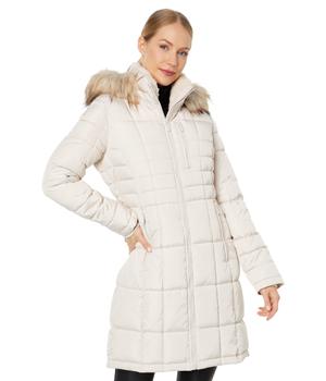 Calvin Klein | Walker Puffer with Chest Zip and Faux Fur Trim商品图片,