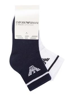 Emporio Armani | Set Of 2 Intarsia Cotton Socks,商家LUISAVIAROMA,价格¥171