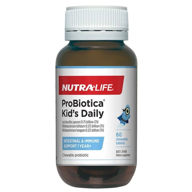Nutra-Life | 新西兰 纽乐（NUTRALIFE）儿童益生菌咀嚼片 60片（保税仓发货）,商家Xunan,价格¥142
