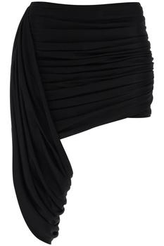 商品ANDREĀDAMO | ANDREĀDAMO Asymmetrical Draped Mini Skirt,商家Italist,价格¥4066图片