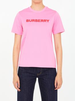 时尚burberry t恤女装, Burberry | Pink t-shirt with logo商品图片 9.8折, 满$250减$20, 满减