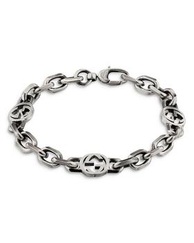 商品Sterling Silver Interlocking Chain Bracelet图片