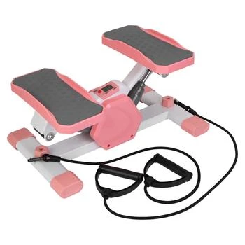 Global Bazaar | Mini Stepper with Resistance Bands Quiet Workout Digital Timer,商家Premium Outlets,价格¥1176