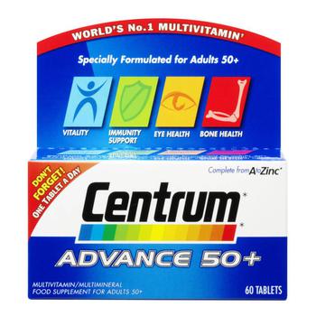Centrum | Centrum Advance 50 Plus Multivitamin Tablets - (60 Tablets)商品图片,8.5折
