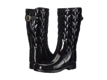 Hunter | Refined Gloss Quilt Short Rain Boots,商家Zappos,价格¥1378