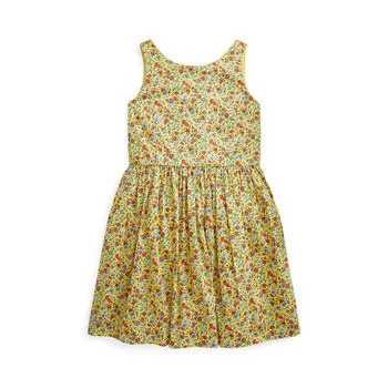 Ralph Lauren | Floral Cotton Poplin Dress (Big Kids),商家Zappos,价格¥312