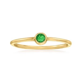 Ross-Simons | Ross-Simons Emerald Ring in 14kt Yellow Gold,商家Premium Outlets,价格¥1847