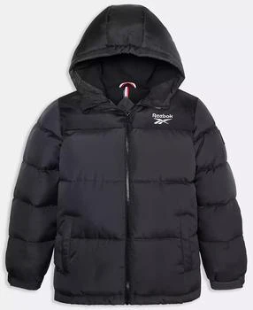 Reebok | Big Boys Contrast Yoke Long Sleeve Puffer Jacket,商家Macy's,价格¥236
