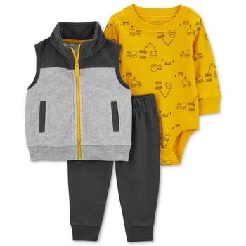 Carter's | Baby Boys Little Vest, Bodysuit and Pants, 3 Piece Set 5折