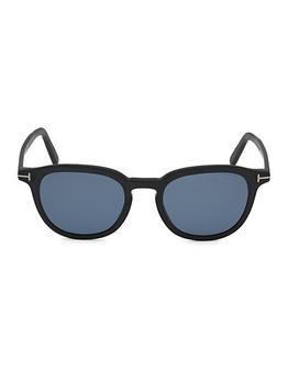 tom ford墨镜评价, Tom Ford | 54MM Plastic Round Sunglasses商品图片 