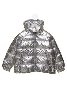 Stella McCartney | Silver Quilted Jacket In Recycled Polyester Girl Stella Mccartney Kids商品图片,8折