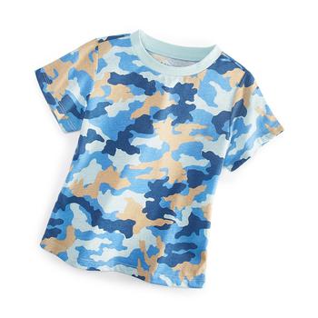 First Impressions | Baby Boys Camouflage T-Shirt, Created for Macy's商品图片,6.9折×额外8.5折, 额外八五折