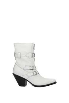 加拿大celine鞋, Celine | Ankle boots Leather White商品图片 3.6折