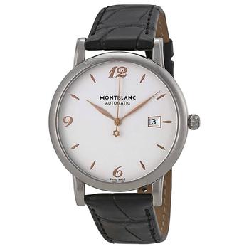 万宝龙手表评价, MontBlanc | Montblanc Star Classique Silvered White Dial Automatic Mens Watch 110717商品图片 4折