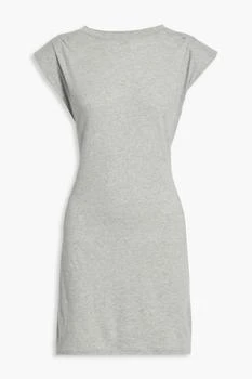 FRAME | Mélange cotton-jersey mini dress 2折