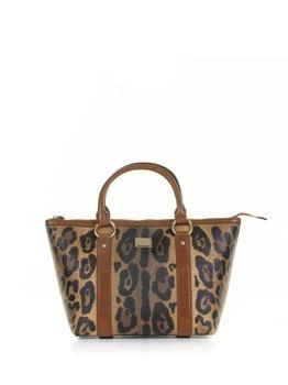 Dolce & Gabbana | Leopard Leather Shopping Bag With Logo Plate,商家Italist,价格¥6759