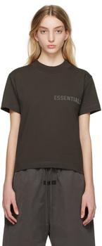 商品Essentials | 2023春季新款 女款 灰色圆领 T 恤 ,商家SSENSE,价格¥316图片
