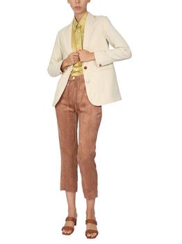 ALYSI | Alysi Womens Beige Other Materials Outerwear Jacket商品图片,
