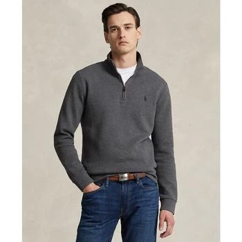Polo Ralph Lauren Men's Double-Knit Mesh Quarter-Zip Pullover