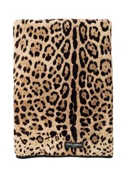 Dolce & Gabbana | Dolce & Gabbana Leopard Printed Terry Bath Towel,商家Cettire,价格¥3464