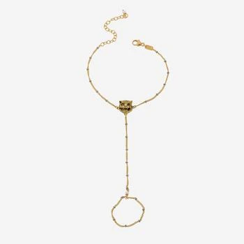 推荐Gucci Le Marche Des Merveilles 18K Yellow Gold, Diamond and Mother of Pearl Charm Hand Chain YBA50684100100M商品