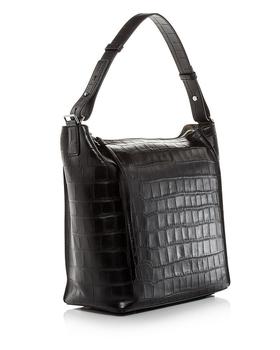 推荐Kita Croc Embossed Leather Shoulder Bag商品