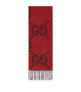 Gucci | Cashmere GG Logo Scarf商品图片,独家减免邮费