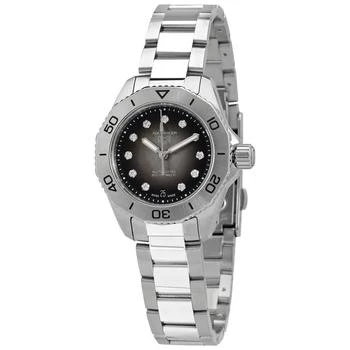 TAG Heuer | Aquaracer Professional Automatic Diamond Black Dial Ladies Watch WBP2410.BA0622 7折, 满$200减$10, 独家减免邮费, 满减