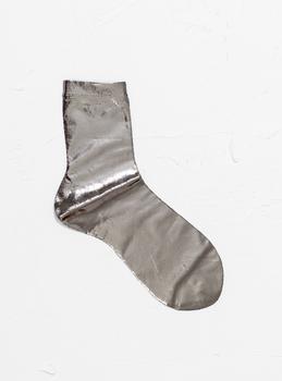 商品MARIA LA ROSA | MARIA LA ROSA short socks nuvola laminato grey,商家SEYMAYKA,价格¥573图片