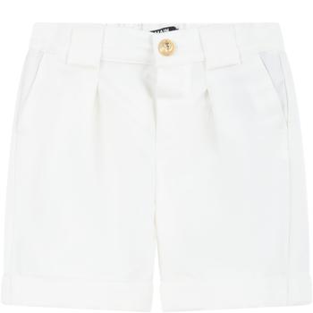 商品Balmain | Balmain Ivory Shorts For Baby Boy With Logo Patch,商家Italist,价格¥2083图片